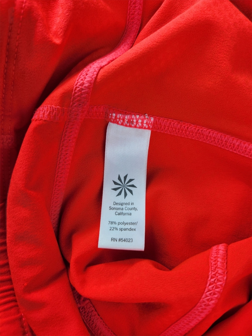 Athleta Relay Capri Leggings Women’s Small Coral Orange Cropped Athletic Yoga - Picture 9 of 12